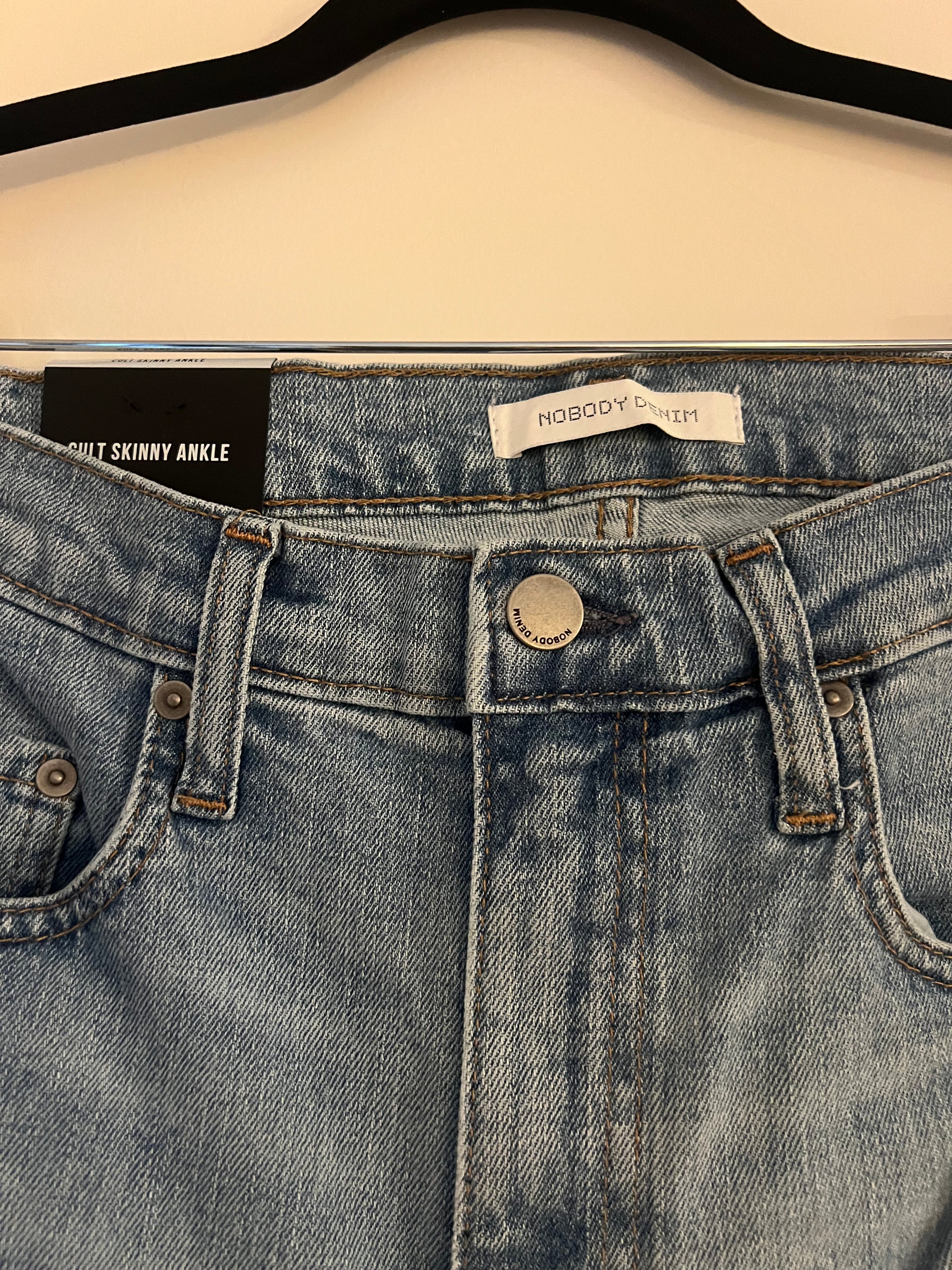 Nobody Denim Cult Skinny Ankle High Rise NWT Size 28 RRP $229 Australian Denim