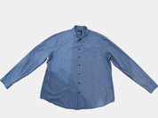 DKNY Blue Long Sleeve Button-Up Shirt Size XXL
