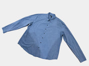 DKNY Blue Long Sleeve Button-Up Shirt Size XXL