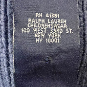 Vintage Ralph Lauren Navy Quilted Jacket Kids L 12/14 Fits Women's XXS