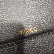 Mimco Black Leather Drift Slip Clutch Pouch — With Dust Bag - NWT