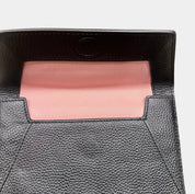 Mimco Black Leather Drift Slip Clutch Pouch — With Dust Bag - NWT