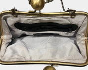 Alannah Hill Genuine Leather Polka Dot Clutch — 2000s Australian Designer