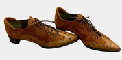 Looky Brown Mixed Leather Shoes — EU 38