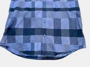 CALVIN KLEIN Blue Checked Long Sleeve Shirt Size M