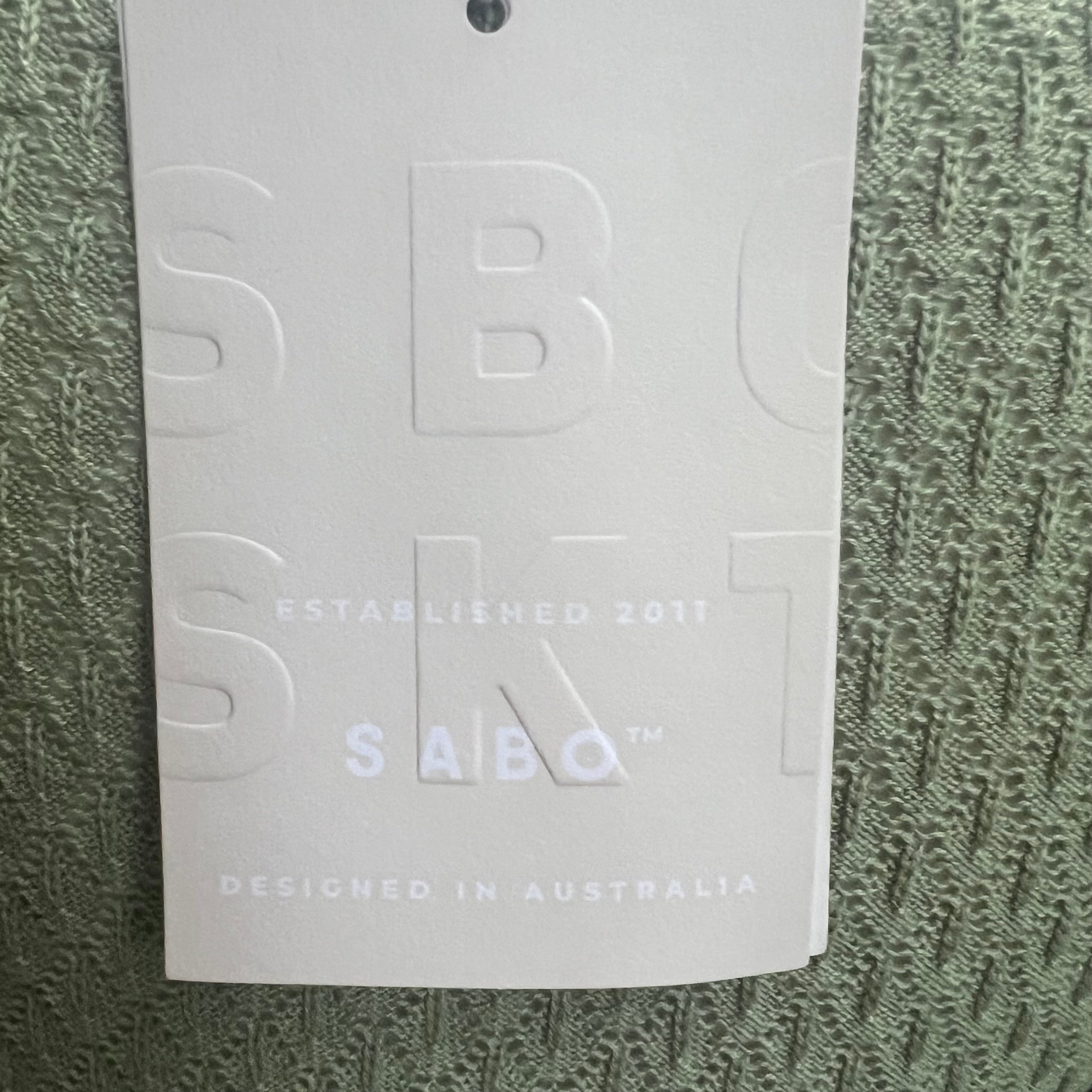 Sabo Allona Top — Green, Size XS | NWT