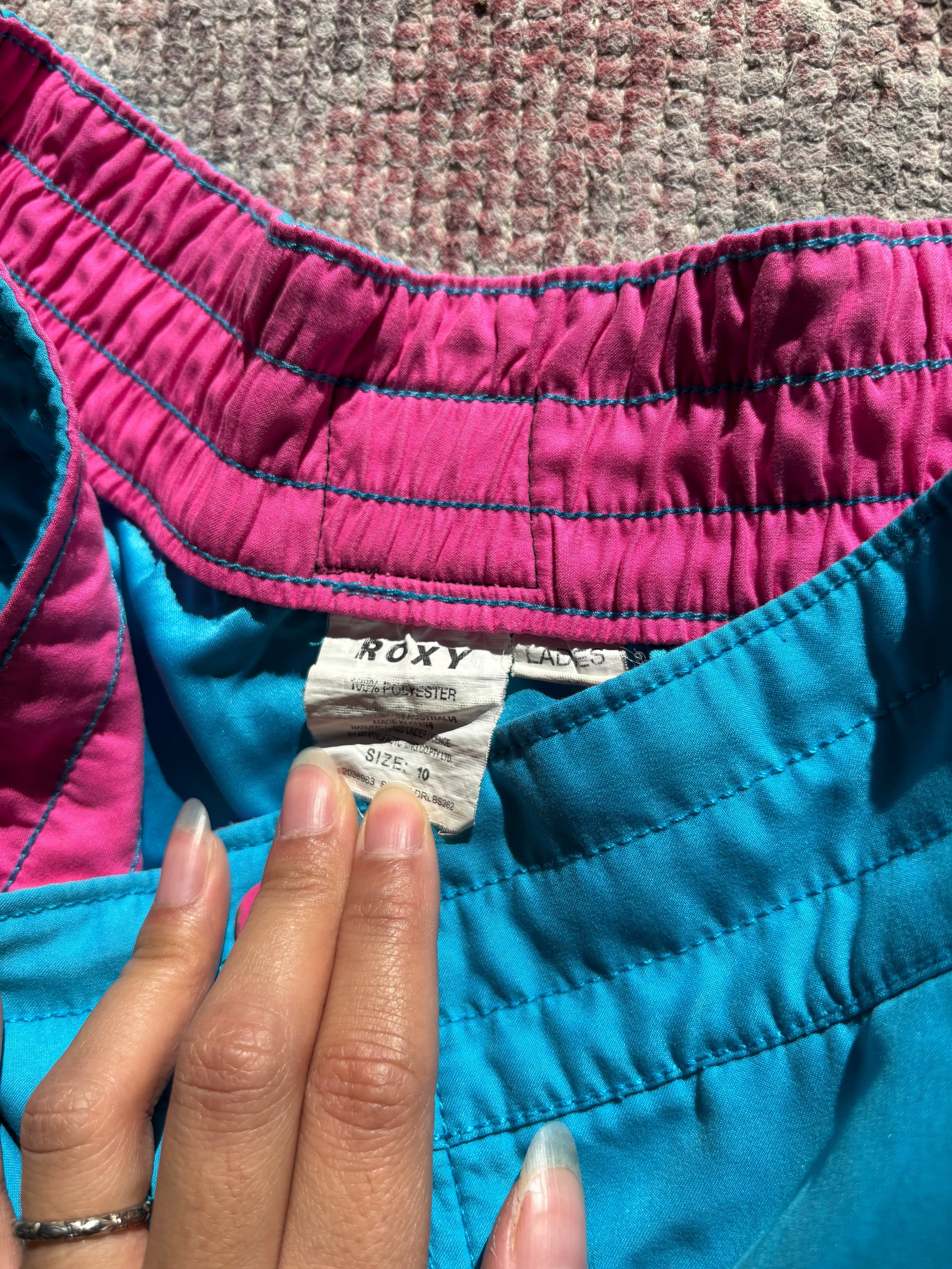 Roxy women's beach shorts size 10