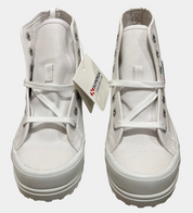 Superga Alpine White Canvas Hightops — EU 36 - NWT