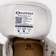 Superga Alpine White Canvas Hightops — EU 36 - NWT