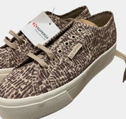 Superga Jaguar Print Platform Sneakers — EU 41 | NWT