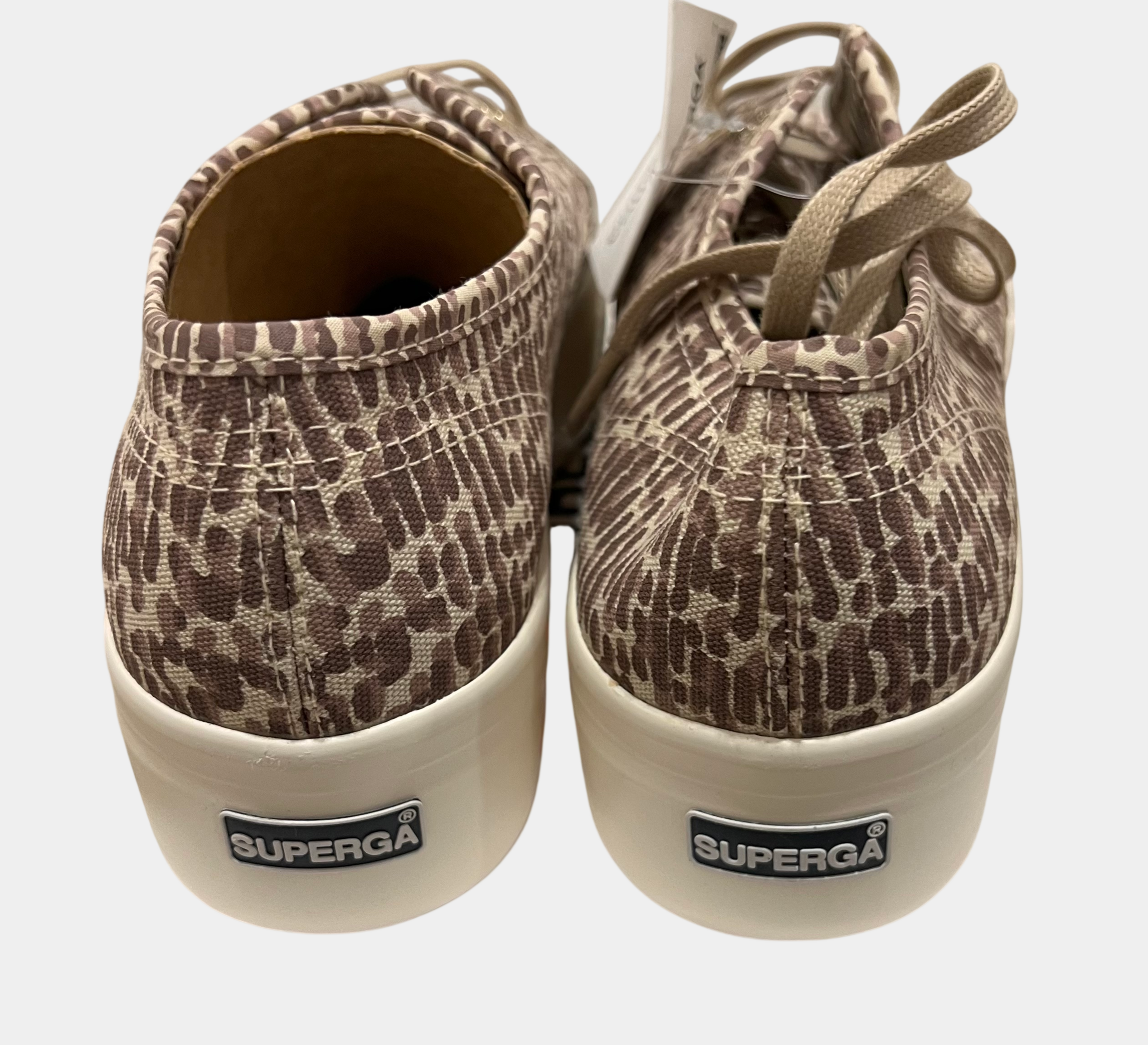 Superga Jaguar Print Platform Sneakers — EU 41 | NWT