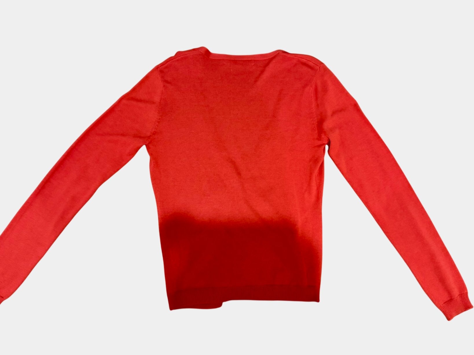 LISA HO Coral Button-Up Cardigan made from 70% Silk Size M