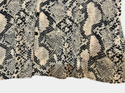 FATE AND BECKER Snakeskin Print Tie-Front Blouse Size 10