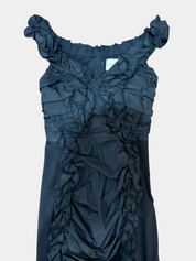 ALICE McCALL Black Ruffle Mini Dress Size 4