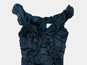 ALICE McCALL Black Ruffle Mini Dress Size 4