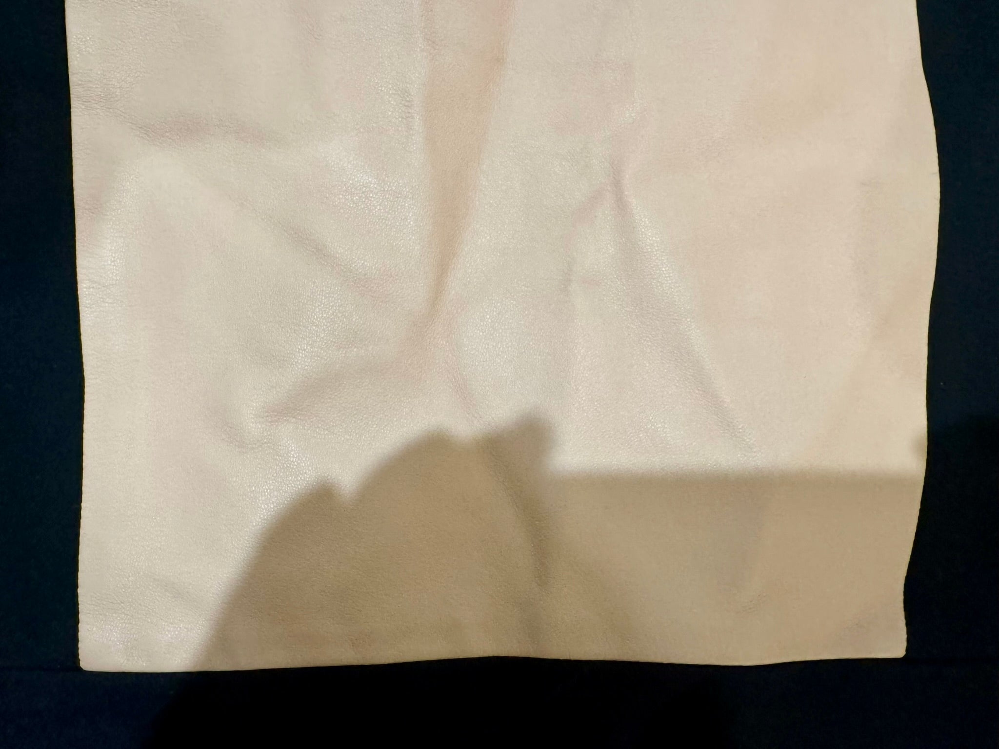 REBECCA MINKOFF Black and Blush Pink Dress (100% Lamb Leather) size 4