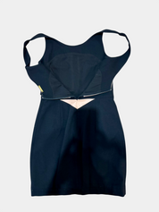 REBECCA MINKOFF Black and Blush Pink Dress (100% Lamb Leather) size 4