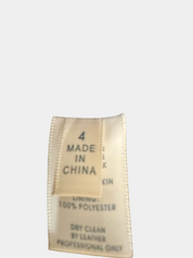 REBECCA MINKOFF Black and Blush Pink Dress (100% Lamb Leather) size 4