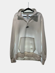 NIKE Men's White Logo Sweater Size M