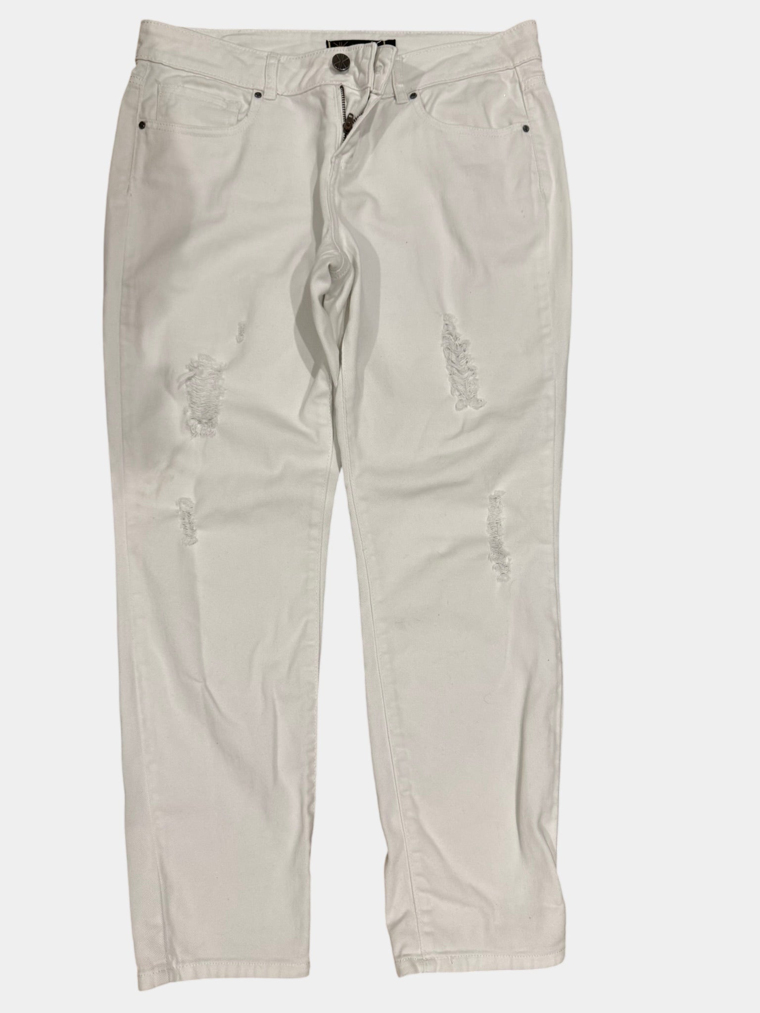 KARDASHIAN Premium White Denim Jeans Size 12 (Us 4)