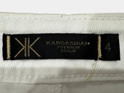 KARDASHIAN Premium White Denim Jeans Size 12 (Us 4)