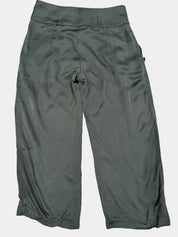 SINEQUANONE Designer Paris Satin Cropped Cargo Pants Size XS