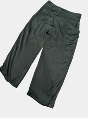 SINEQUANONE Designer Paris Satin Cropped Cargo Pants Size XS