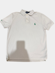 POLO RALPH LAUREN White Polo Ralph Lauren polo shirt Size M