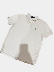 POLO RALPH LAUREN White Polo Ralph Lauren polo shirt Size M