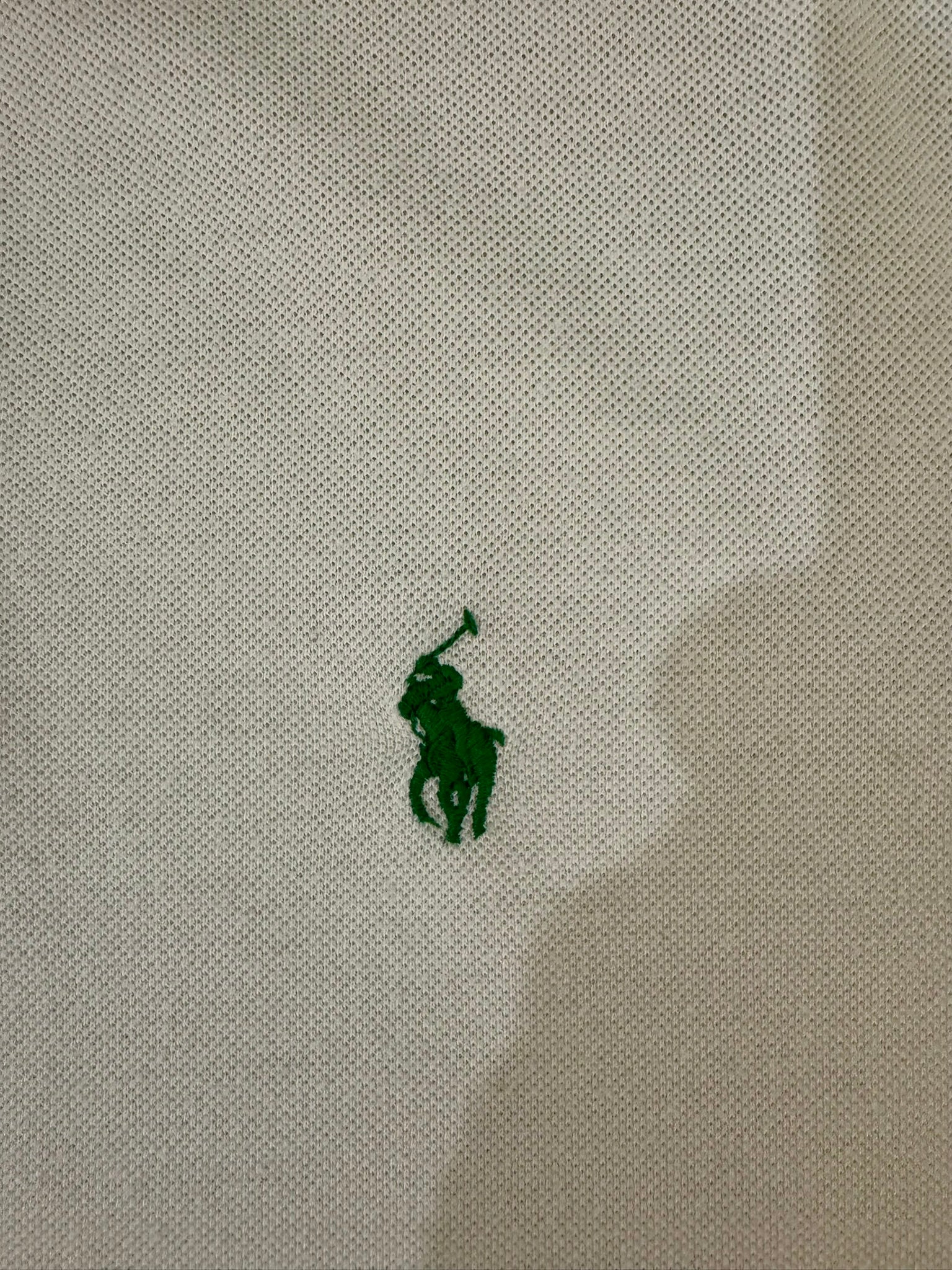 POLO RALPH LAUREN White Polo Ralph Lauren polo shirt Size M