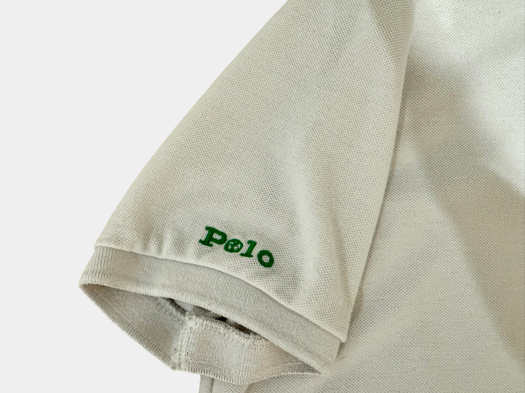 POLO RALPH LAUREN White Polo Ralph Lauren polo shirt Size M