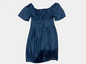 SCANLAN THEODORE Black Silk Dress with Bow Embellishment size M/L