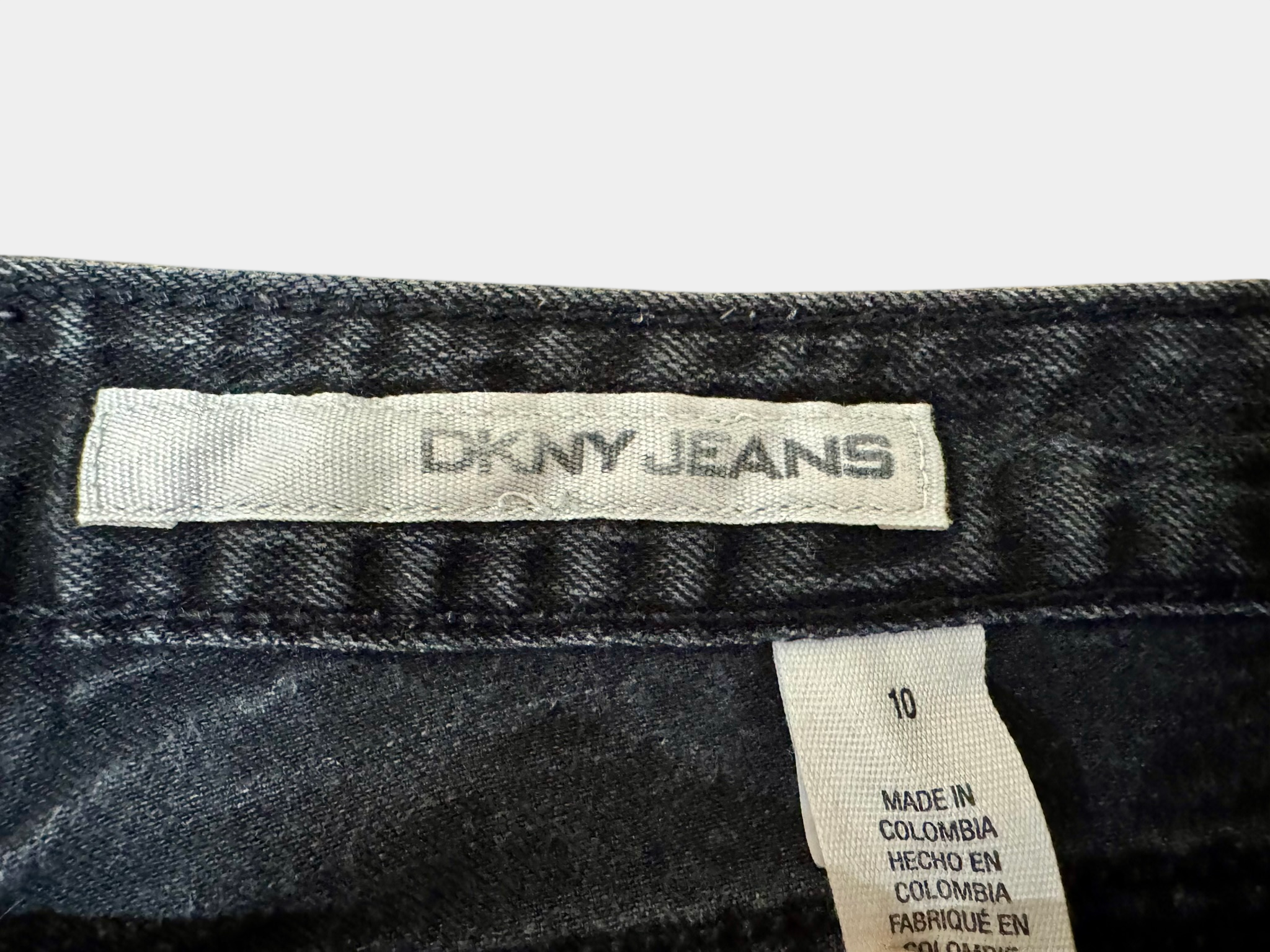 DKNY Black Skinny Jeans Size 10