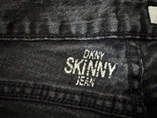 DKNY Black Skinny Jeans Size 10