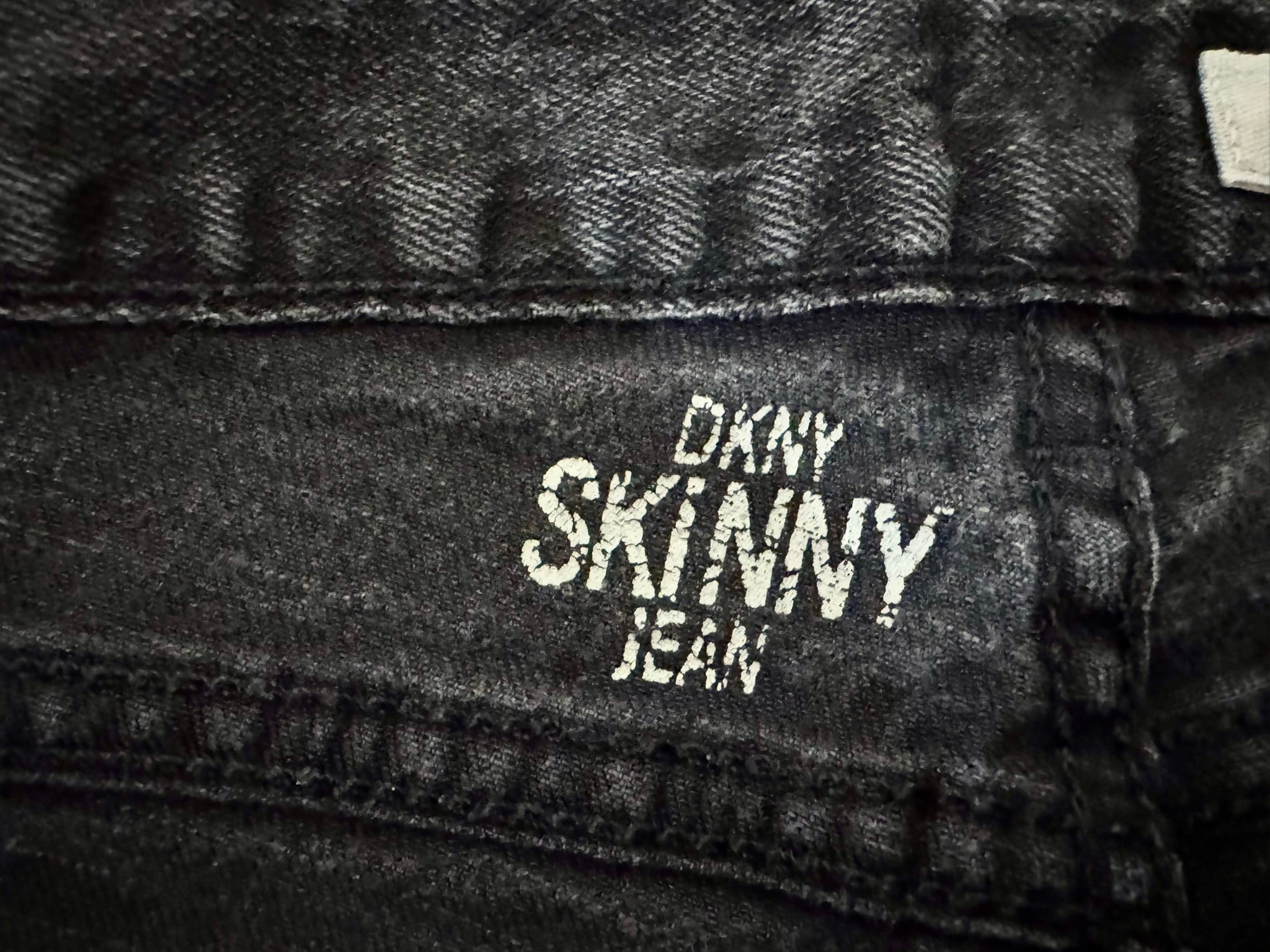 DKNY Black Skinny Jeans Size 10