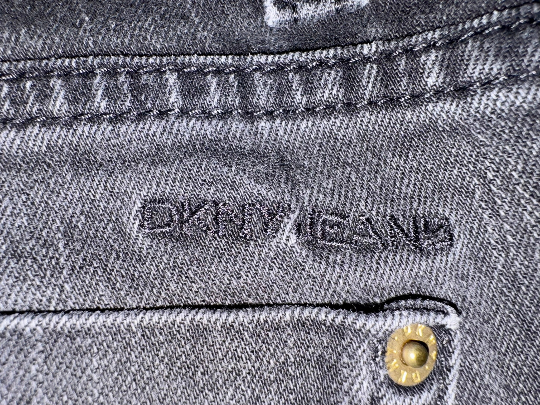 DKNY Black Skinny Jeans Size 10