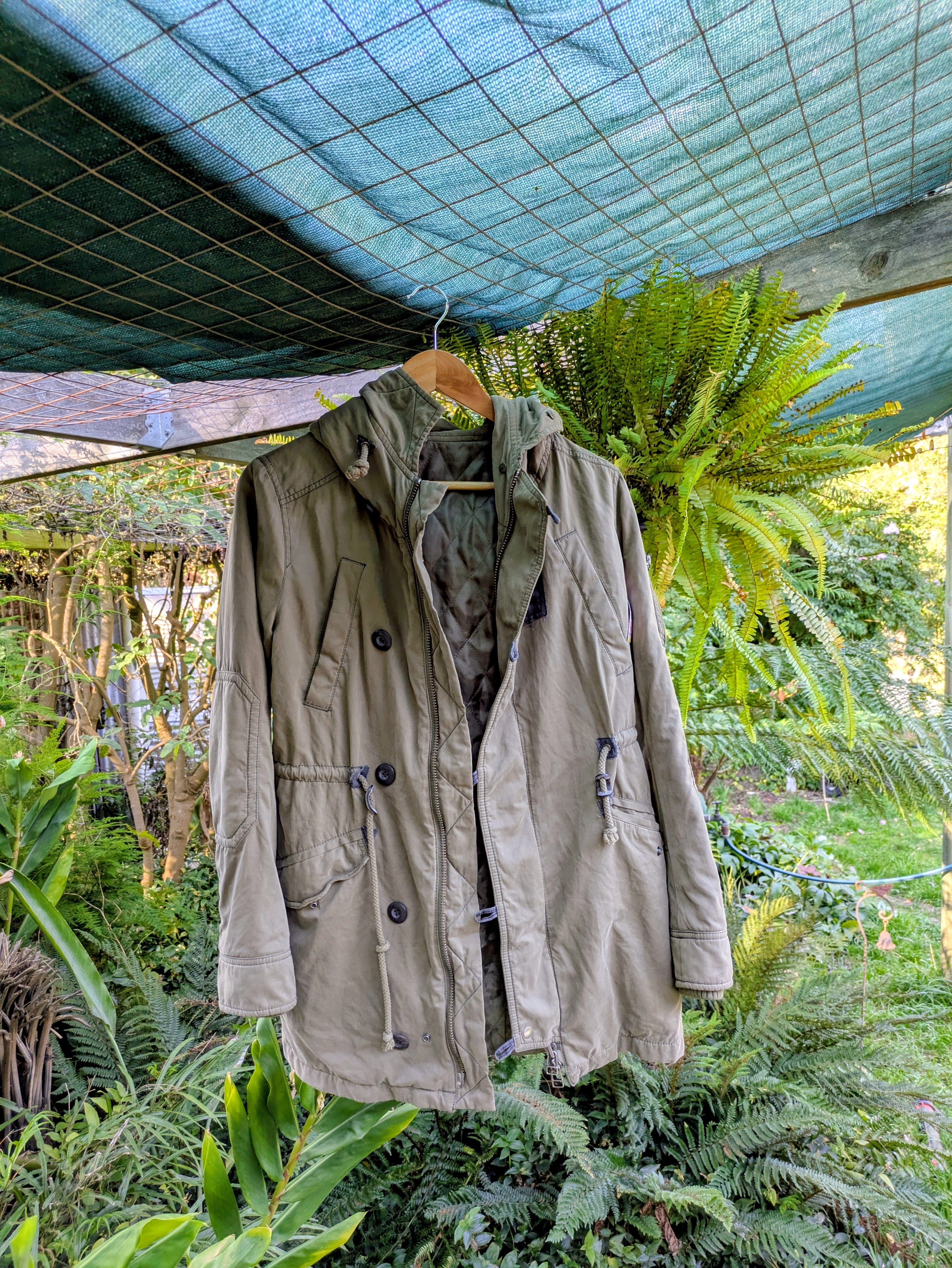 Moussy green jacket - Size Small