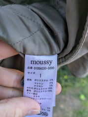 Moussy green jacket - Size Small