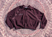 Retro purple Umbro Sports Burgundy track jacket - Size 18
