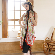 Anyyou 100% Mulberry Silk Red Green Long Scarf Luxury Brand Women Beach Shawl Wear Swimwear Pashimina Foulard