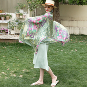 Anyyou 100% Mulberry Silk Mint Green Long Scarf Luxury Brand Women Beach Shawl Wear Swimwear Pashimina Foulard
