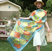 Anyyou 100% Mulberry Silk Aqua Blue Long Scarf Luxury Brand Women Beach Shawl Wear Swimwear Pashimina Foulard