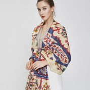 Anyyou 100% Mulberry Silk Khaki Long Scarf Luxury Brand Women Beach Shawl Wear Swimwear Pashimina Face Shield Foulard