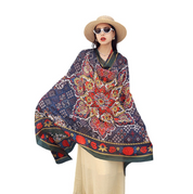 Anyyou 100% Mulberry Silk Violet Blue Long Scarf Luxury Brand Women Beach Shawl Wear Swimwear Pashimina Face Shield Foulard
