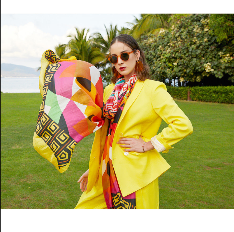 Anyyou 100% Mulberry Silk Butter Yellow Long Scarf Luxury Brand Women Beach Shawl Wear Swimwear Pashimina Face Shield Foulard