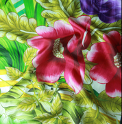 Anyyou 100% Mulberry Silk Avocado Green Long Scarf Luxury Brand Women Beach Shawl Wear Swimwear Pashimina Face Shield Foulard