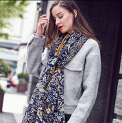 Anyyou 100% Pure Merino Wool Yellow Poncho Winter Large Scarf Pashmina Shawl Bandana Neck Wrap For Women