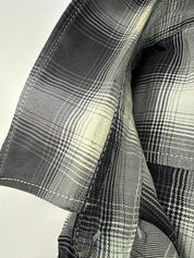 G Star Raw Black and White Plaid Button Down Shirt