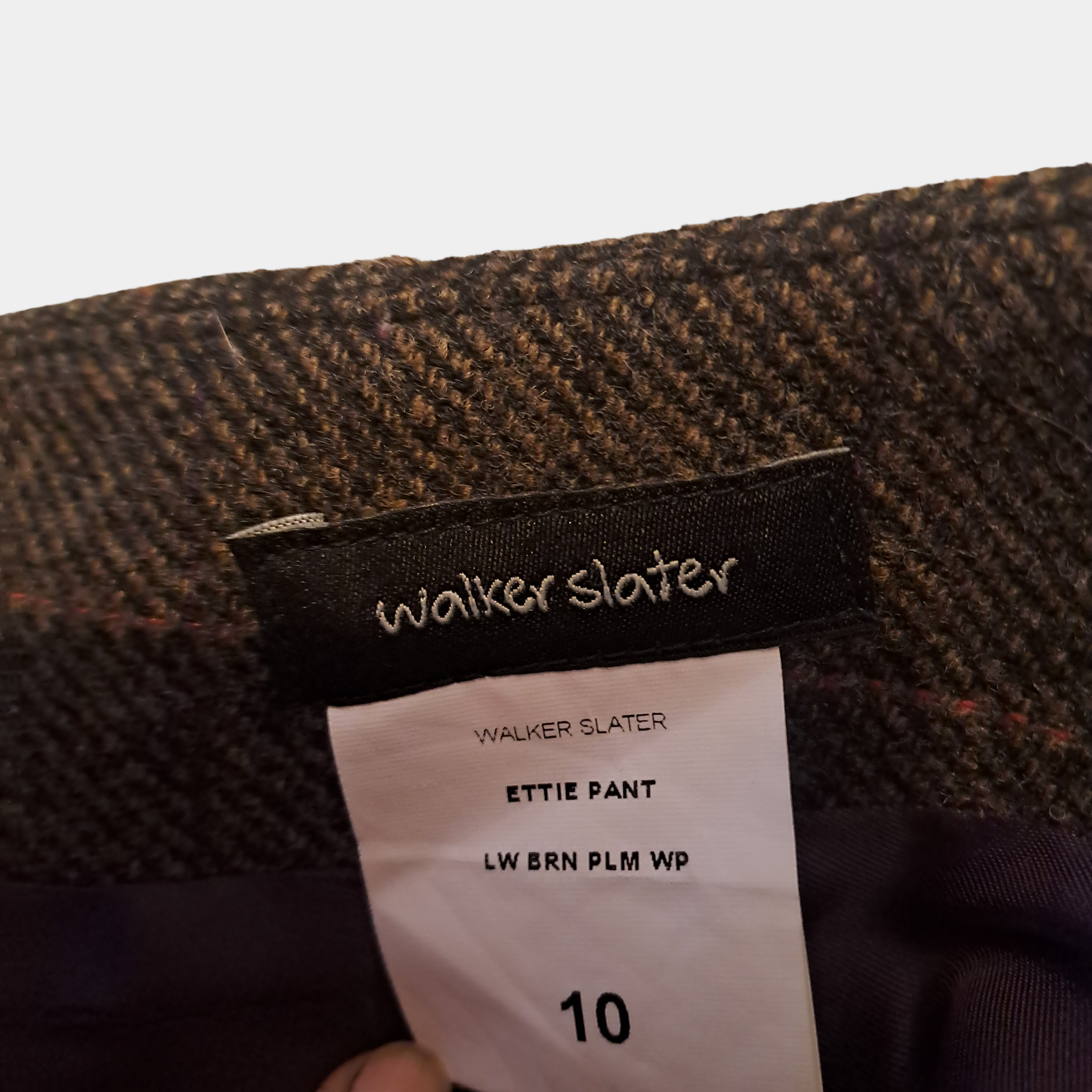 Walker Slater Ettie Style Trousers in Lambswool Tweed
